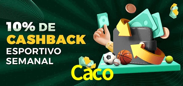 10% de bônus de cashback na Caco