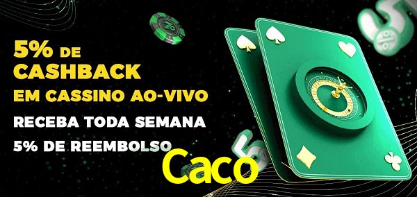 Promoções do cassino ao Vivo Caco